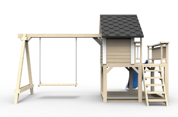 Spielplatz Baumhaus Rutsche Kinder Hütte Spielturm Holzhaus Kinder Holz