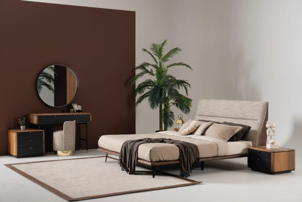 Schminktisch Set Spiegel Schlafzimmer Möbel Design 2tlg. Kommode Loft
