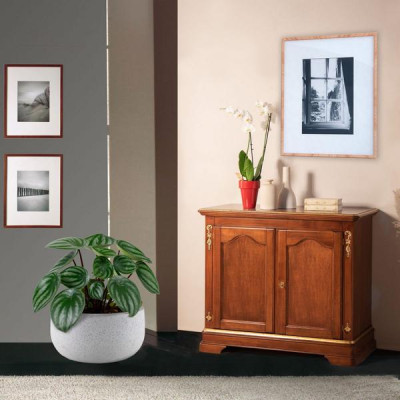 Sideboard  Arbeitszimmer Wohnzimmer Exclusive Art déco Holz Soft Tür JV Möbel