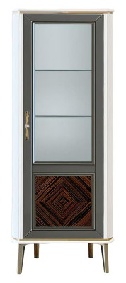 Wohnzimmer Vitrine Klassische Glasvitrinen für Rechteckig Luxuriöse Modern Neu