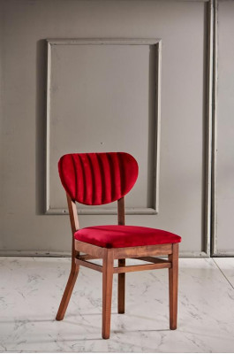 Esszimmerstuhl Rot Modern Stuhl Sessel Sitzer Esszimmer Stühle Holz Luxus
