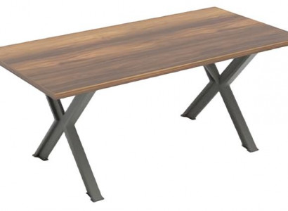 Bürotisch Schreibtisch Tisch Braun Arbeitszimmer Büro Rechteckig Modern