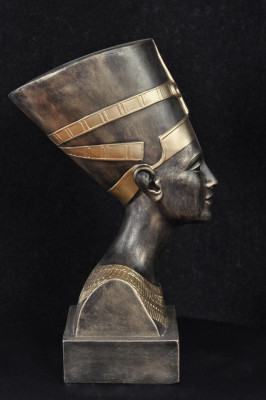 Ägyptische Design Büste Nofretete Figut Statue Skulptur Statuen Skulpturen 52cm