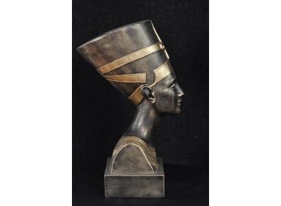 Ägyptische Design Büste Nofretete Figut Statue Skulptur Statuen Skulpturen 52cm