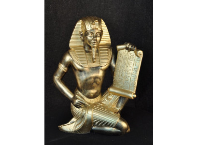 Ägyptische Figur Statue Skulptur Figuren Skulpturen Dekoration hieroglyphen Deko
