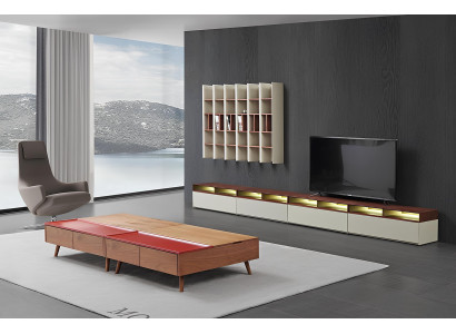 Wohnwand Schrank Moderne Design Kommode RTV Schränke Multifunktions Tisch Couch