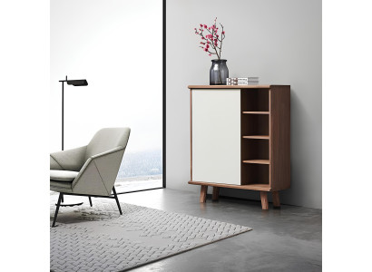 Kommode Abstrakte Kommoden Hochschrank Design Wohnzimemr Möbel Anrichte Holz Neu