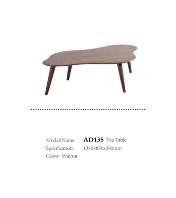 Abstrakter Tisch Design Luxus Wohnzimmer Couchtische Tische Holz Sofa Couch Neu