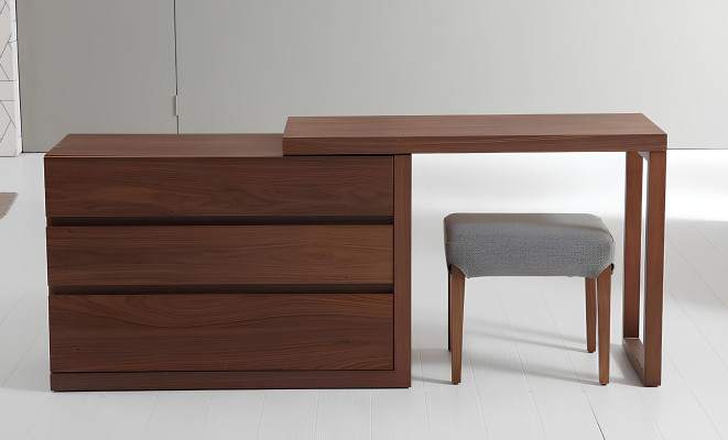 Schminktisch mit Wandpiegel Friseur Kommode Konsolen Tische Schlafzimmer Tisch
