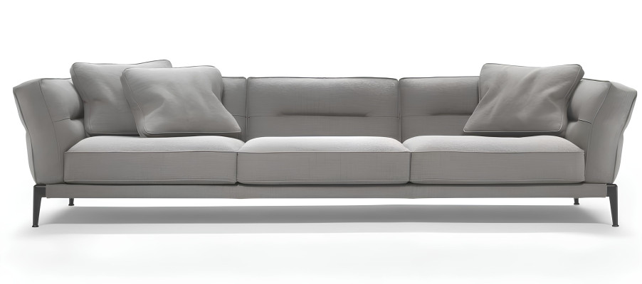 XXL Big Sofa Fünfsitzer Stoff Couch Luxus Design Couchen 5 Sitzplatz Textil Neu