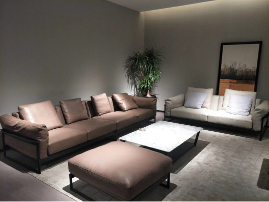 Design Moderne Viersitzer Polster Sofa 4er Sitz Möbel Big Sofas Neu Sofas Couch