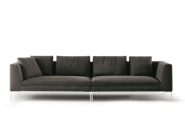 XXL Big Sofa Viersitzer Stoff Couch Luxus Design Couchen 4 Sitzplatz Textil Neu