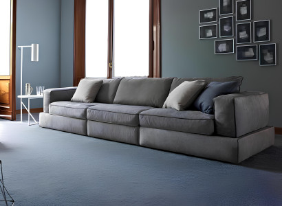 XXL Big Sofa Viersitzer Stoff Couch Design Couchen 4 Sitzplatz Textil Neu Luxus