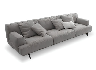 Design Moderne Viersitzer Couch Polster Sofa 4er Sitz Möbel Big Sofas Neu Sofas