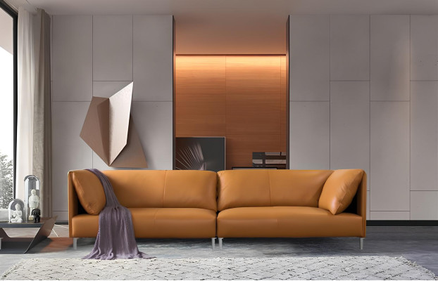 Design Sofa Moderne Viersitzer Couch Polster 4er Sitz Sofas Möbel Big Sofas Neu