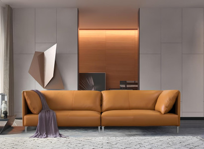 Design Sofa Moderne Viersitzer Couch Polster 4er Sitz Sofas Möbel Big Sofas Neu