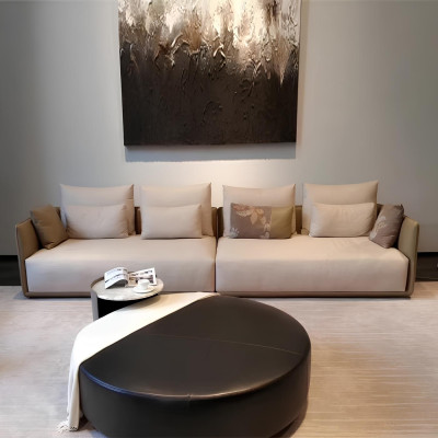 Design Sofa Moderne Viersitzer Couch Polster Sitz Sofas Möbel Big Sofas Neu 4er