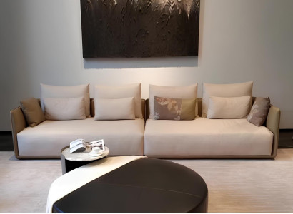 Design Sofa Moderne Viersitzer Couch Polster Sitz Sofas Möbel Big Sofas Neu 4er
