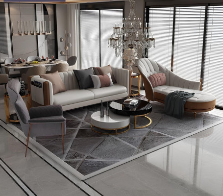 Design Sofa Garnitur Möbel Italien Set Couch Polster Sitz Samt 3+1 Gruppe Wohn
