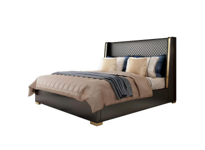 Bett Polster Design Luxus Doppel Hotel Betten Ehe Schlaf Zimmer Leder 180x200cm