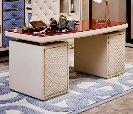 Design Tisch Sekretär Luxus Schreib Büro Metall Hochglanz Tische Holz Neu Möbel