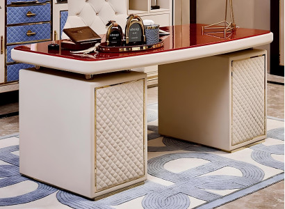 Design Tisch Sekretär Luxus Schreib Büro Metall Hochglanz Tische Holz Neu Möbel