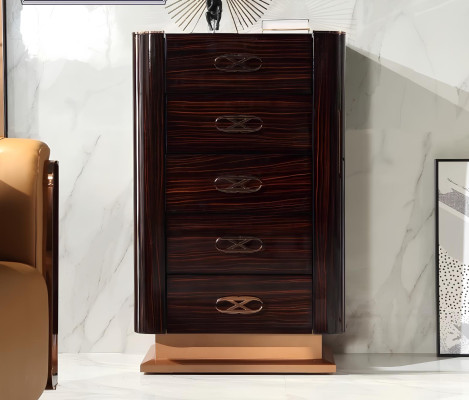 Kommode Hoch Schrank Side Low Board Kommoden Designer Edel Holz Luxus Schränke
