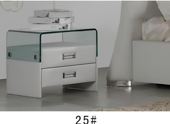Design Nacht Metall Schlaf Zimmer Beistell Konsole Tische Tisch  Konsolen Glas