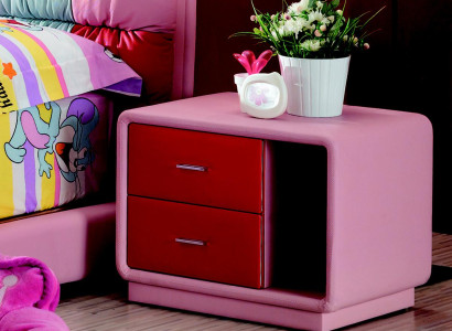 Design Nacht Tisch Tische Konsolen Schlaf Konsole Kommode Leder Holz Zimmer Neu