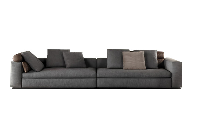 XXL Tiefe Sitz Polster Couch Vier Sitzer Couchen 4er Big Sofa Italienische Möbel