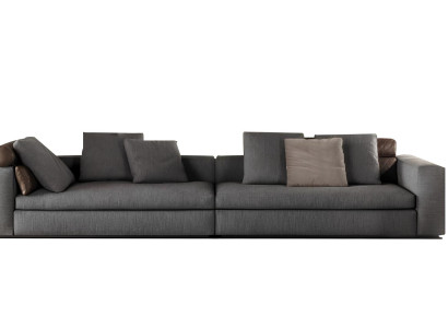 XXL Tiefe Sitz Polster Couch Vier Sitzer Couchen 4er Big Sofa Italienische Möbel