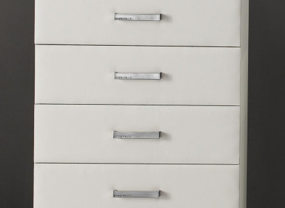XXL Leder Sideboard Kommode 6 Schubladen Schränke Schrank Kommoden Hochschrank