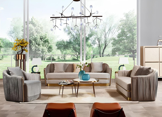Design Lounge Club Sofa Couch Polster Sitz Garnitur 311 Italy Möbel Garnituren