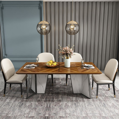 Esstisch Design Wohnzimmer Tisch Holz Tische Esszimmer Moderne Möbel 100x180 Neu