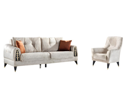 Wohnlandschaft Polstergarnitur Sitzgruppe Couchgarnitur Sofagarnitur Sofa Set 31