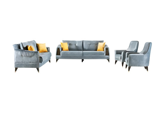 Wohnlandschaft Polstergarnitur Sitzgruppe Couchgarnitur Sofagarnitur Sofa 3+1