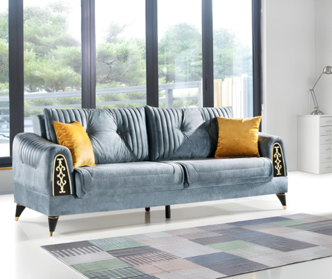 Wohnlandschaft Polstergarnitur Sitzgruppe Couchgarnitur Sofagarnitur Sofa 3+1