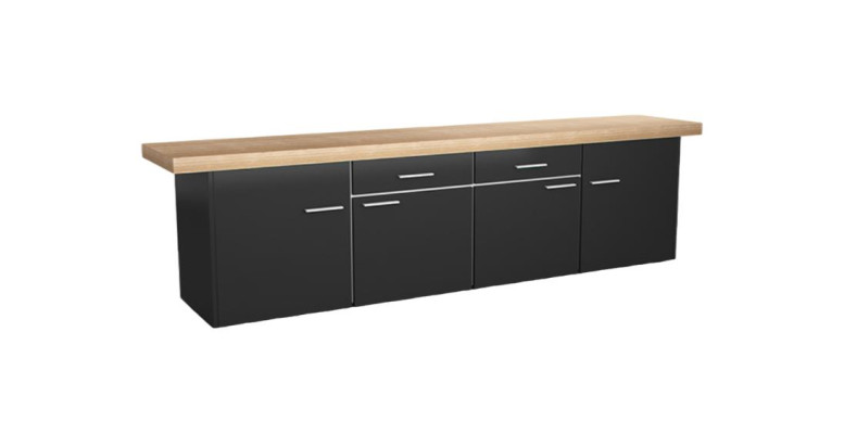 Anrichte Kommode Schrank Lowboard Highboard  Buffet 300cm Möbel Stauraummöbel