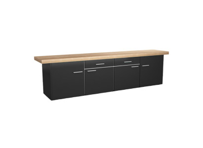 Anrichte Kommode Schrank Lowboard Highboard  Buffet 300cm Möbel Stauraummöbel