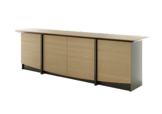 Sideboard Arbeitszimmer Chef Exclusive Büro CEO SchubladenHelles Holz Modern Neu