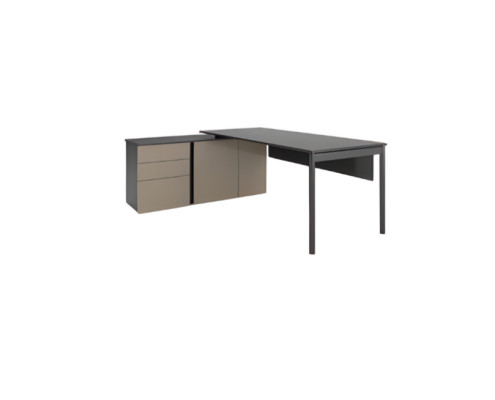 Eckschreibtisch Büroschreibtisch Arbeitsfläche Sekretär Bürotisch Tisch 161x147