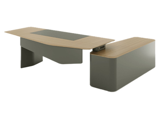 Eckschreibtisch Luxus Chefschreibtisch Tisch Designer Einrichtung Moderne Tische