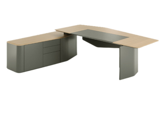 Eckschreibtisch Luxus Chefschreibtisch Tisch Designer Einrichtung Moderne Tische