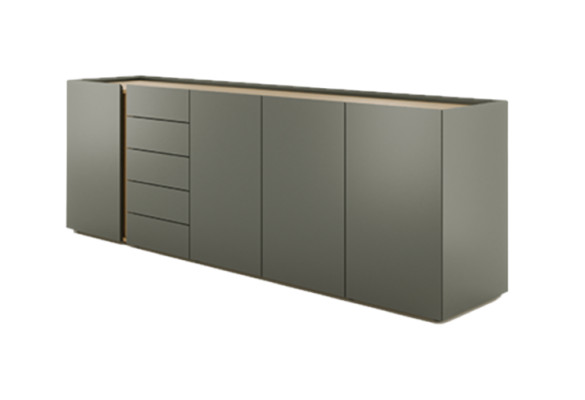 Sideboard Arbeitszimmer Büro Exclusive Bürotisch Exclusive Modern Holz Modern