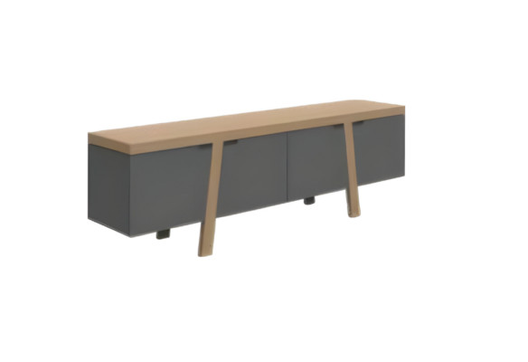 Anrichte Kommode Schrank Stauraummöbel Lowboard Highboard  Buffet 240cm Möbel