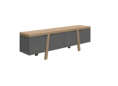 Anrichte Kommode Schrank Stauraummöbel Lowboard Highboard  Buffet 240cm Möbel