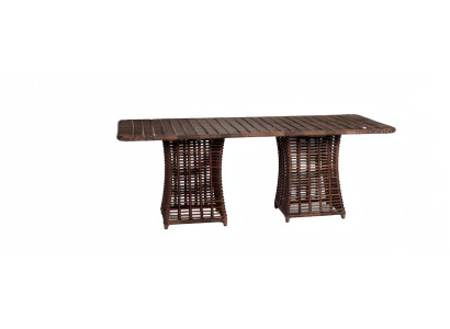 Couchtisch Braun Luxus Moderner Tisch Design Kaffeetisch Hochwertig Rattan