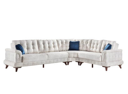 Wohnlandschaft Eckcouch Polsterecke Ecklounge Ecksofa Design Sofa Couch 335x265