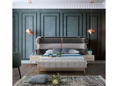 Schlafzimmer Komplettset Designer Schlafzimmermöbel Set Komplettangebot 3tlg.