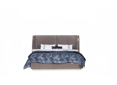 Bett Modern Braun Schlafzimmermöbel Holzgestell Luxus Design Möbel Hochwertig